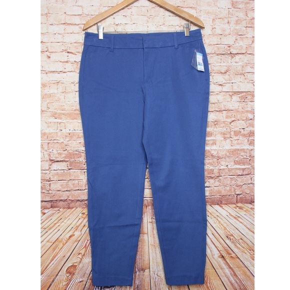 Simply Styled | Blue Stretch Pixie Crop Pant - Picture 1 of 10